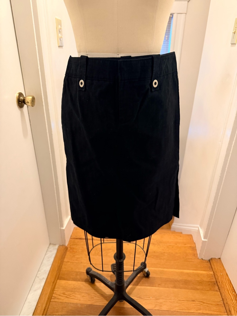 A/X black cotton spandex skirt